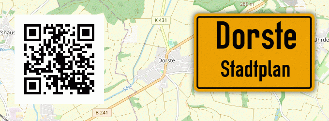 Stadtplan Dorste, Harz