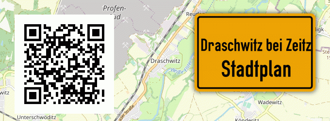 Stadtplan Draschwitz bei Zeitz, Elster