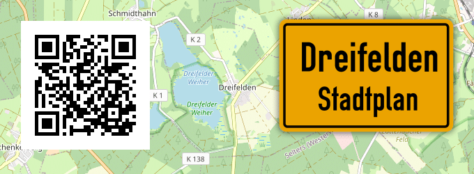 Stadtplan Dreifelden