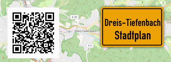 Stadtplan Dreis-Tiefenbach