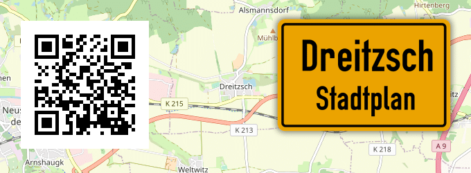 Stadtplan Dreitzsch