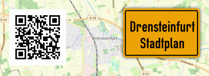 Stadtplan Drensteinfurt