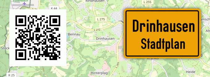Stadtplan Drinhausen, Westerwald