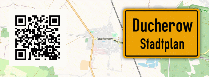 Stadtplan Ducherow