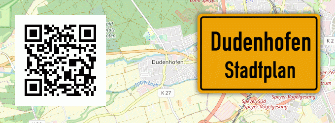 Stadtplan Dudenhofen, Pfalz