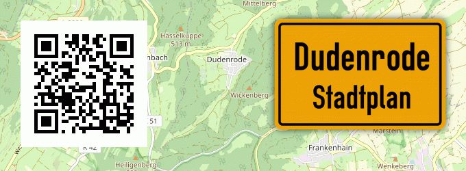 Stadtplan Dudenrode