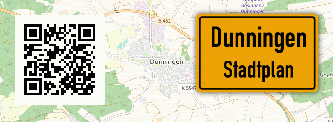 Stadtplan Dunningen