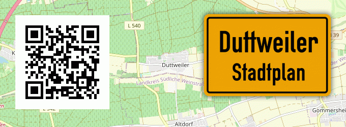 Stadtplan Duttweiler, Pfalz