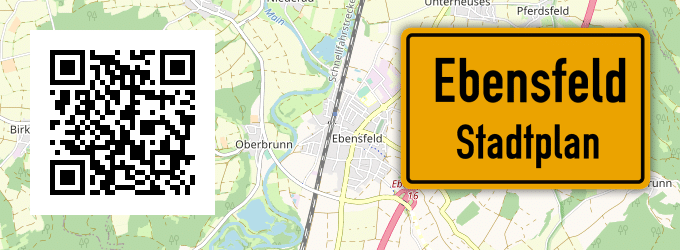 Stadtplan Ebensfeld