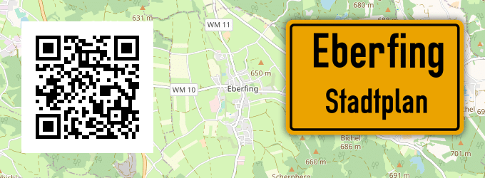 Stadtplan Eberfing