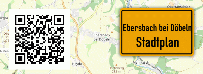 Stadtplan Ebersbach bei Döbeln