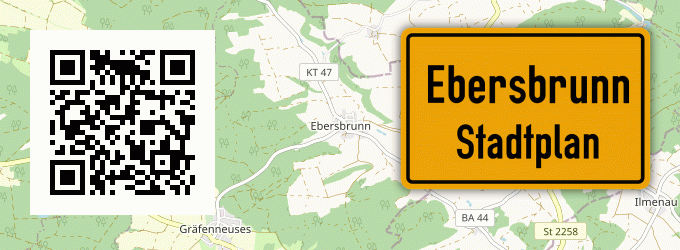 Stadtplan Ebersbrunn