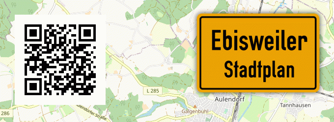 Stadtplan Ebisweiler