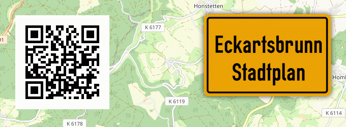 Stadtplan Eckartsbrunn