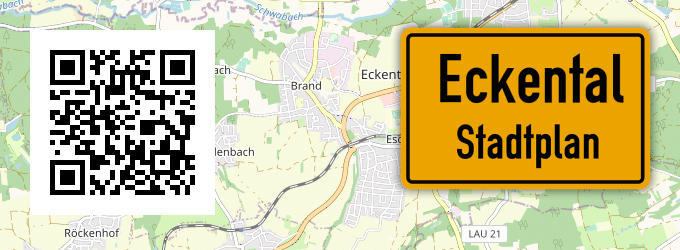 Stadtplan Eckental