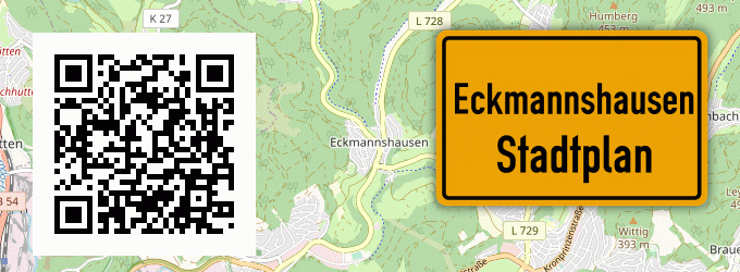 Stadtplan Eckmannshausen