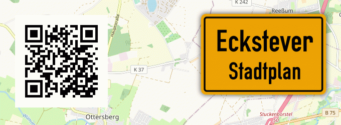 Stadtplan Eckstever, Niedersachsen
