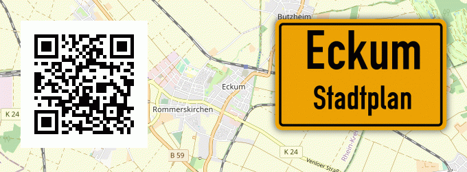 Stadtplan Eckum