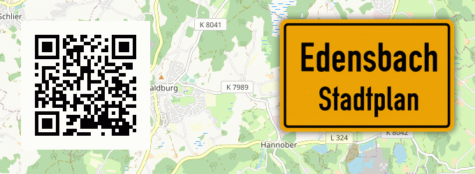 Stadtplan Edensbach