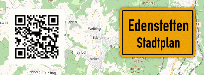Stadtplan Edenstetten