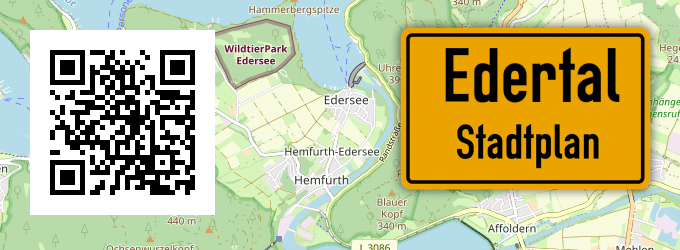 Stadtplan Edertal
