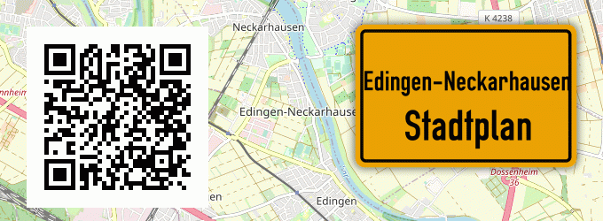 Stadtplan Edingen-Neckarhausen