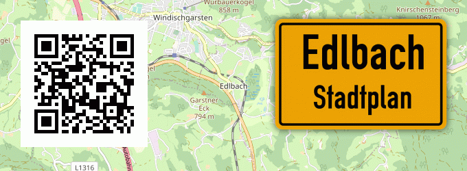 Stadtplan Edlbach