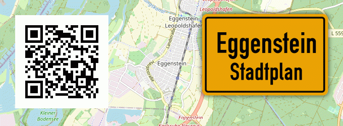 Stadtplan Eggenstein