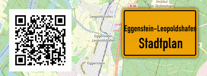 Stadtplan Eggenstein-Leopoldshafen