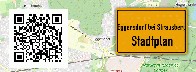 Stadtplan Eggersdorf bei Strausberg