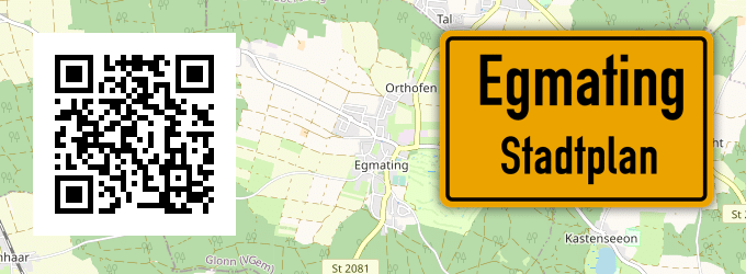 Stadtplan Egmating