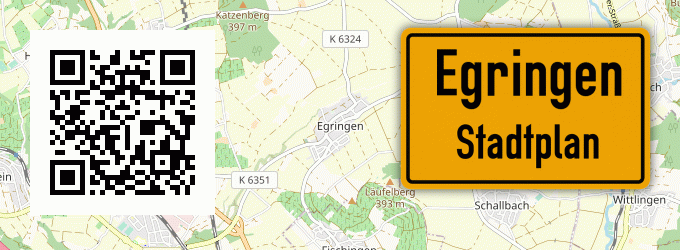 Stadtplan Egringen