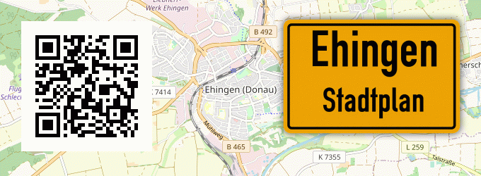 Stadtplan Ehingen