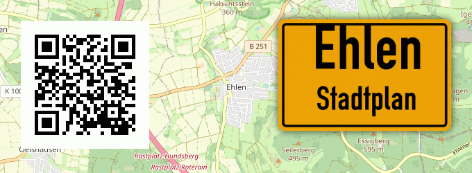 Stadtplan Ehlen, Hessen