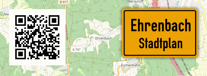 Stadtplan Ehrenbach