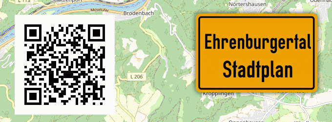 Stadtplan Ehrenburgertal