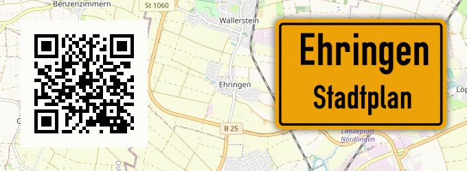 Stadtplan Ehringen, Hessen