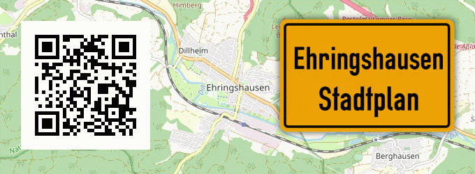 Stadtplan Ehringshausen, Dill