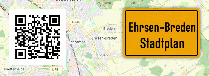 Stadtplan Ehrsen-Breden