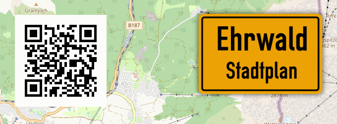 Stadtplan Ehrwald