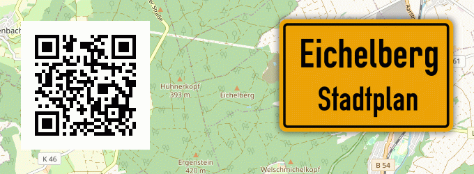 Stadtplan Eichelberg, Bayern