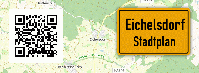 Stadtplan Eichelsdorf, Unterfranken