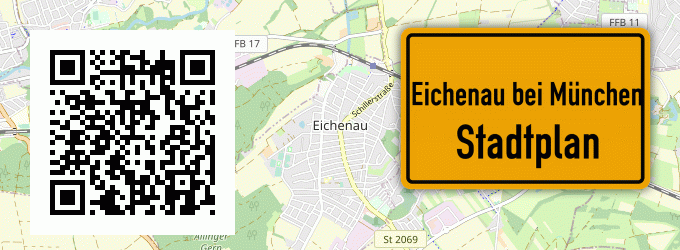 Stadtplan Eichenau bei München