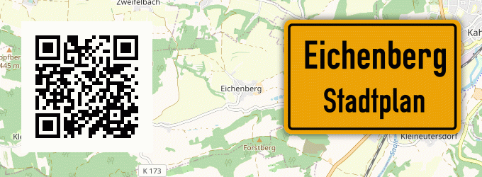 Stadtplan Eichenberg, Mittelfranken