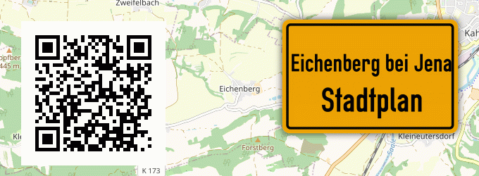 Stadtplan Eichenberg bei Jena