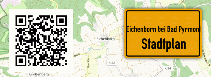 Stadtplan Eichenborn bei Bad Pyrmont