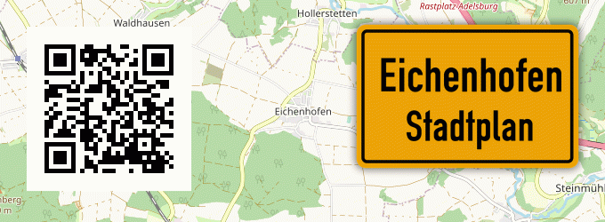 Stadtplan Eichenhofen, Oberpfalz