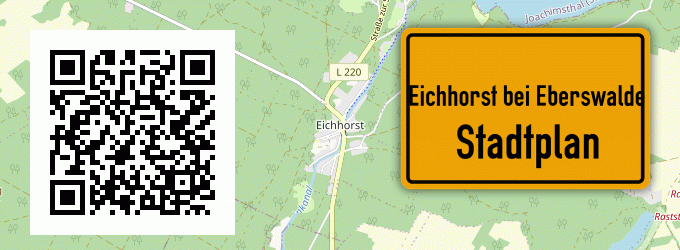 Stadtplan Eichhorst bei Eberswalde