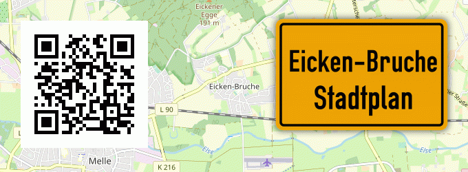 Stadtplan Eicken-Bruche