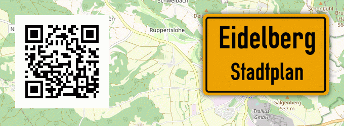 Stadtplan Eidelberg, Oberpfalz